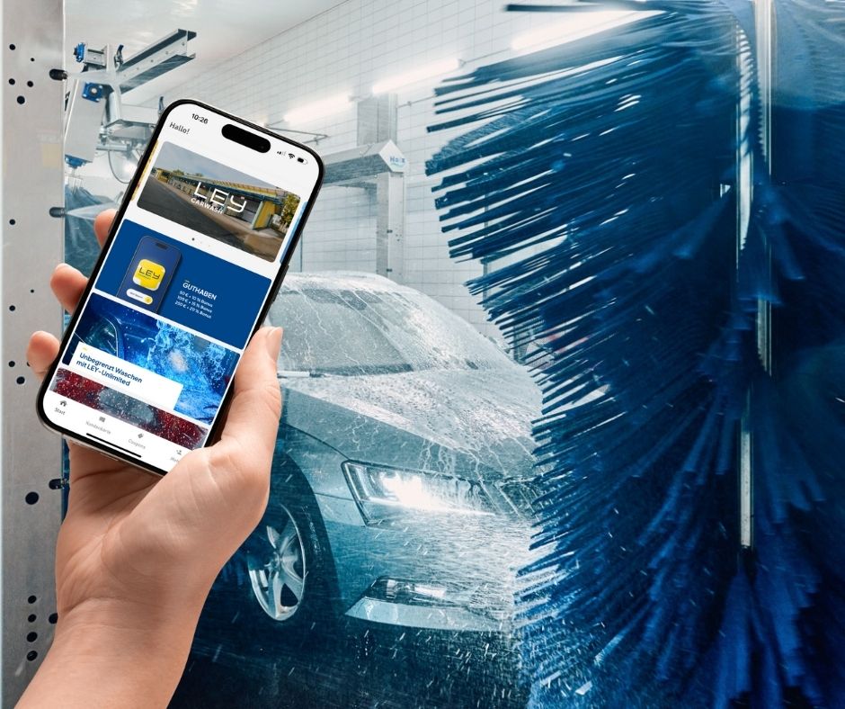 Kassensystem und App für Waschstraßen